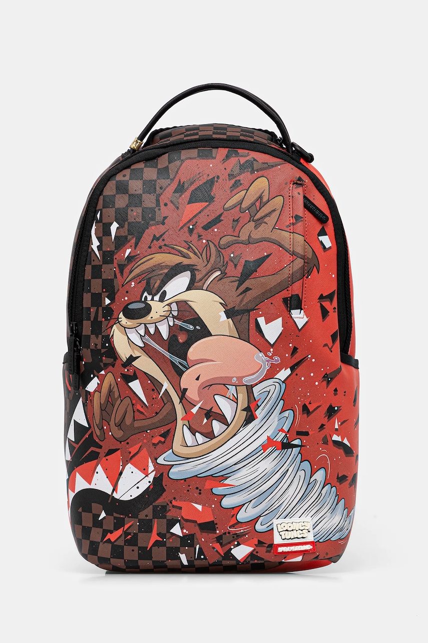 Sprayground rucsac culoarea rosu, mare, cu model, 910B7696NSZ