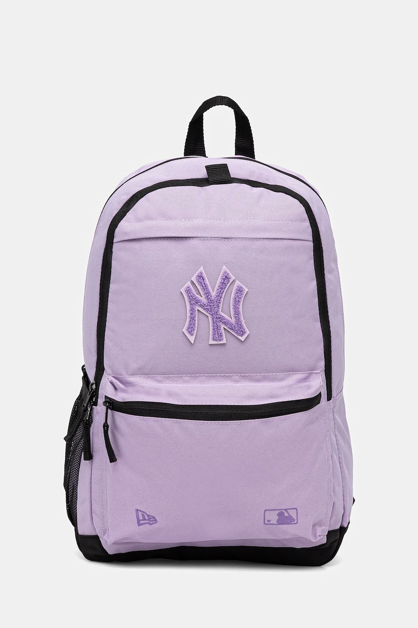New Era rucsac culoarea violet, mare, neted, 60667123