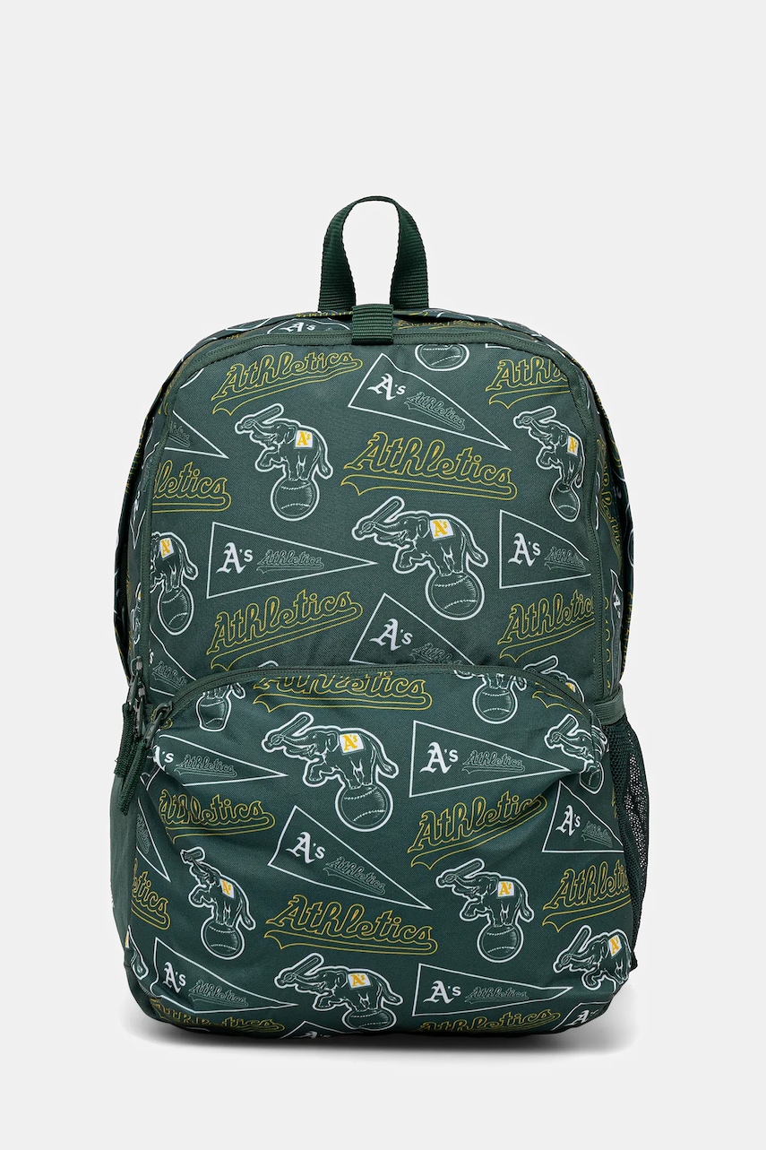 New Era rucsac culoarea verde, mare, modelator, 60667090