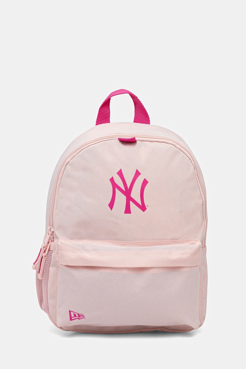 New Era rucsac culoarea roz, mic, cu imprimeu, 60667093