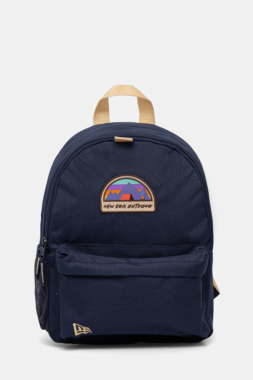 New Era rucsac culoarea bleumarin, mic, cu imprimeu, 60667095