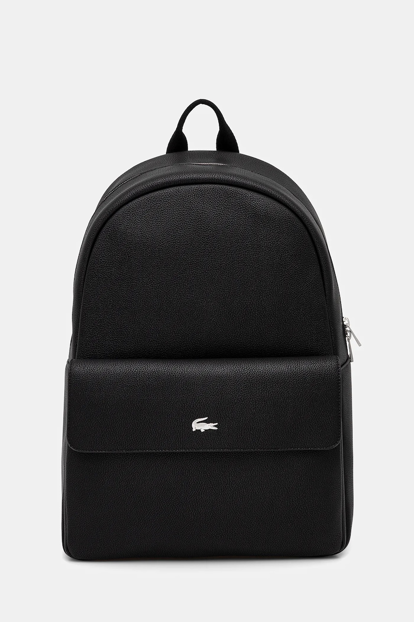 Lacoste rucsac culoarea negru, mare, uni, NH5164UE