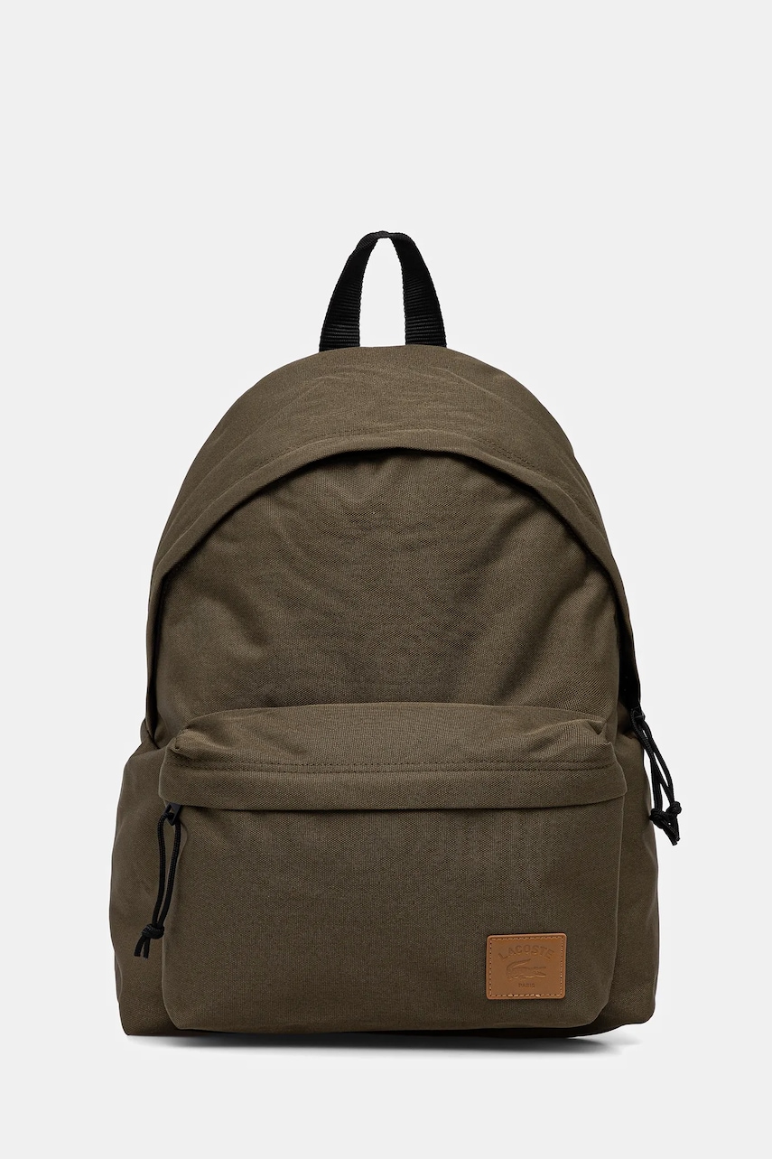 Lacoste rucsac culoarea verde, mare, uni, NU5179ZU