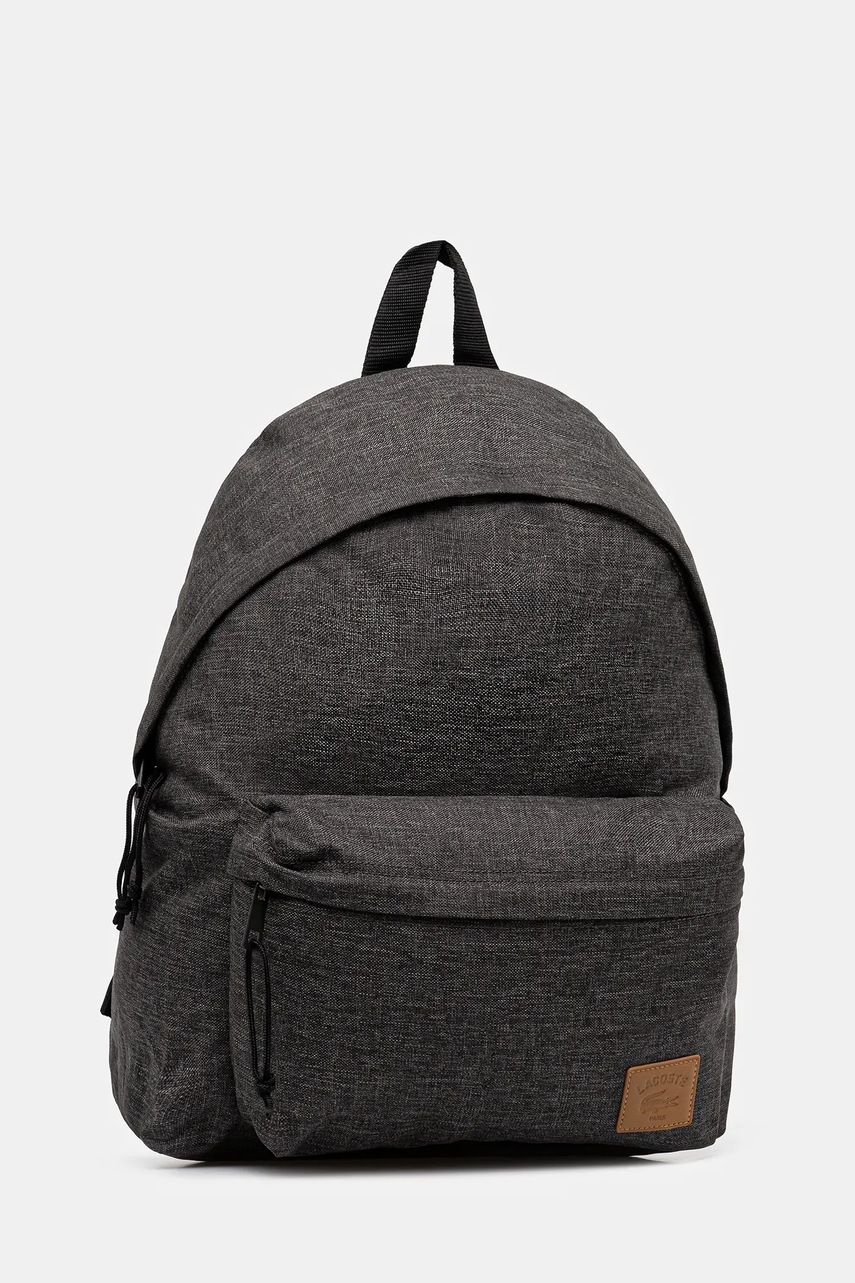 Рюкзак Lacoste цвет серый большой однотонный NU5179ZU