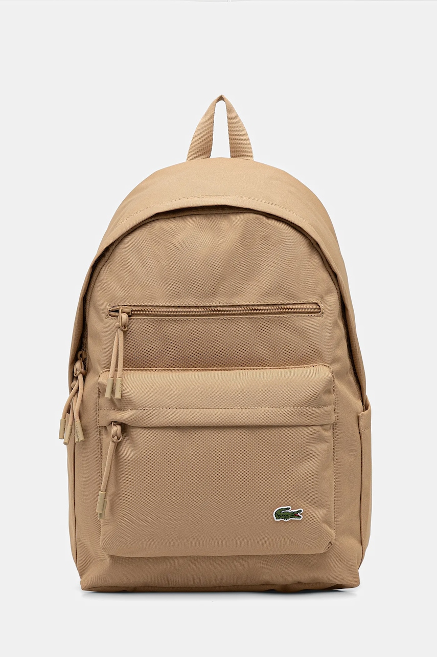 Lacoste rucsac culoarea verde, mare, uni, NU5180NE