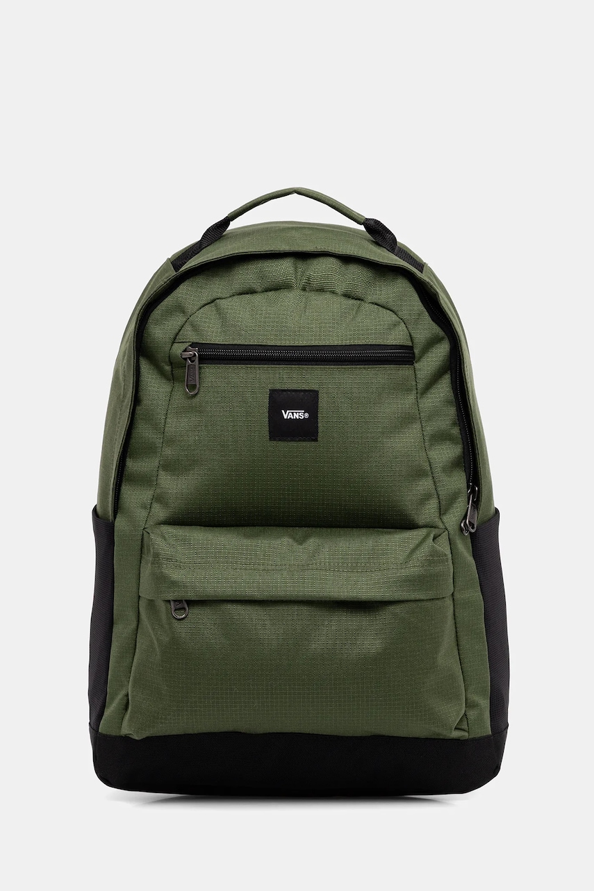 Vans rucsac culoarea verde, mare, cu imprimeu, VN0A4MPHEN61