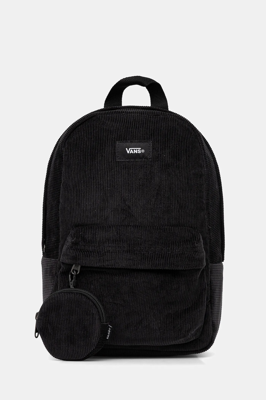 Vans rucsac culoarea negru, mic, uni, VN000Q9ABLK1