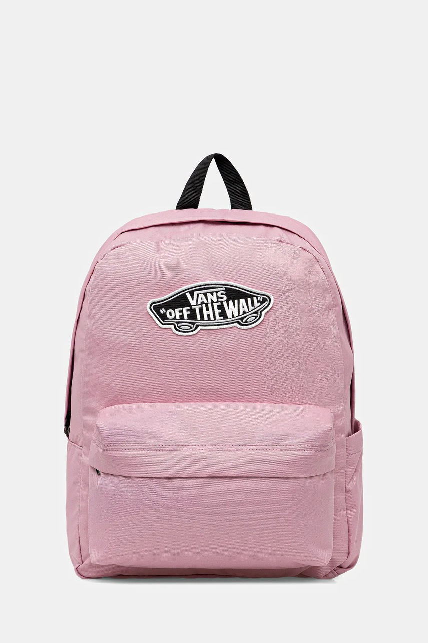Vans rucsac culoarea roz, mare, cu imprimeu, VN000H4YEN71