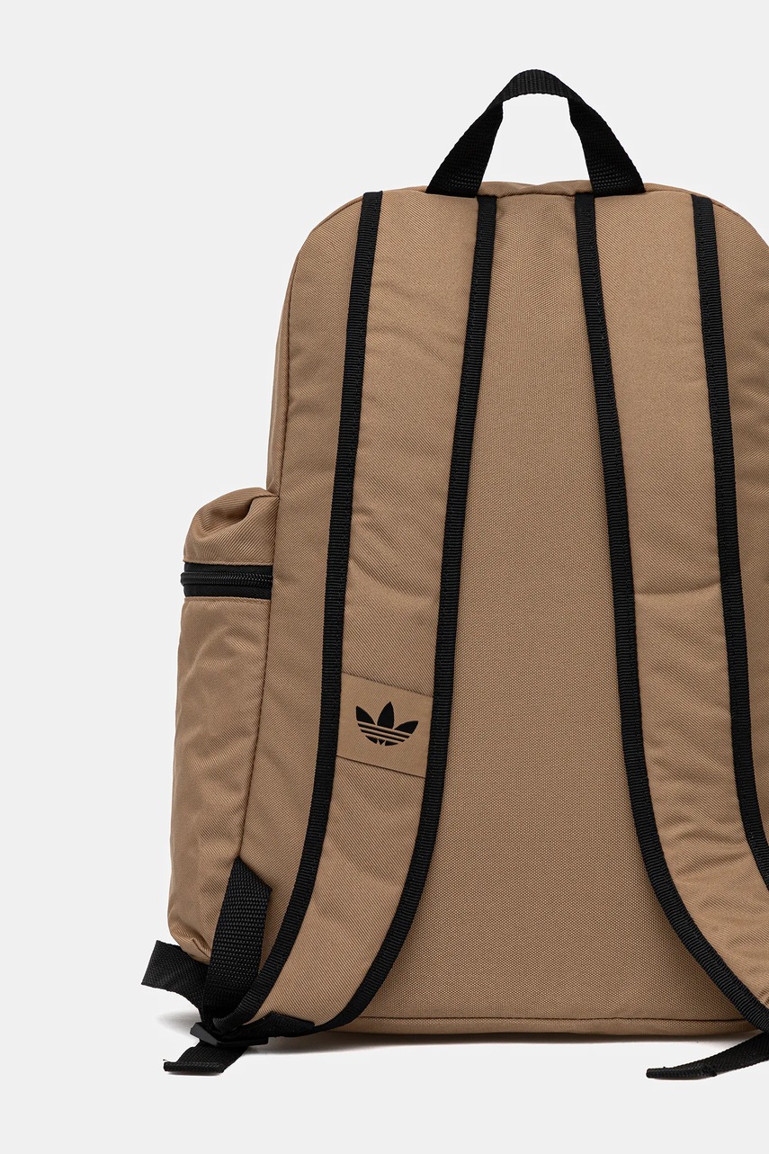 Σακίδιο πλάτης adidas Originals Adicolor χρώμα: καφέ, JX0238 φωτογραφία