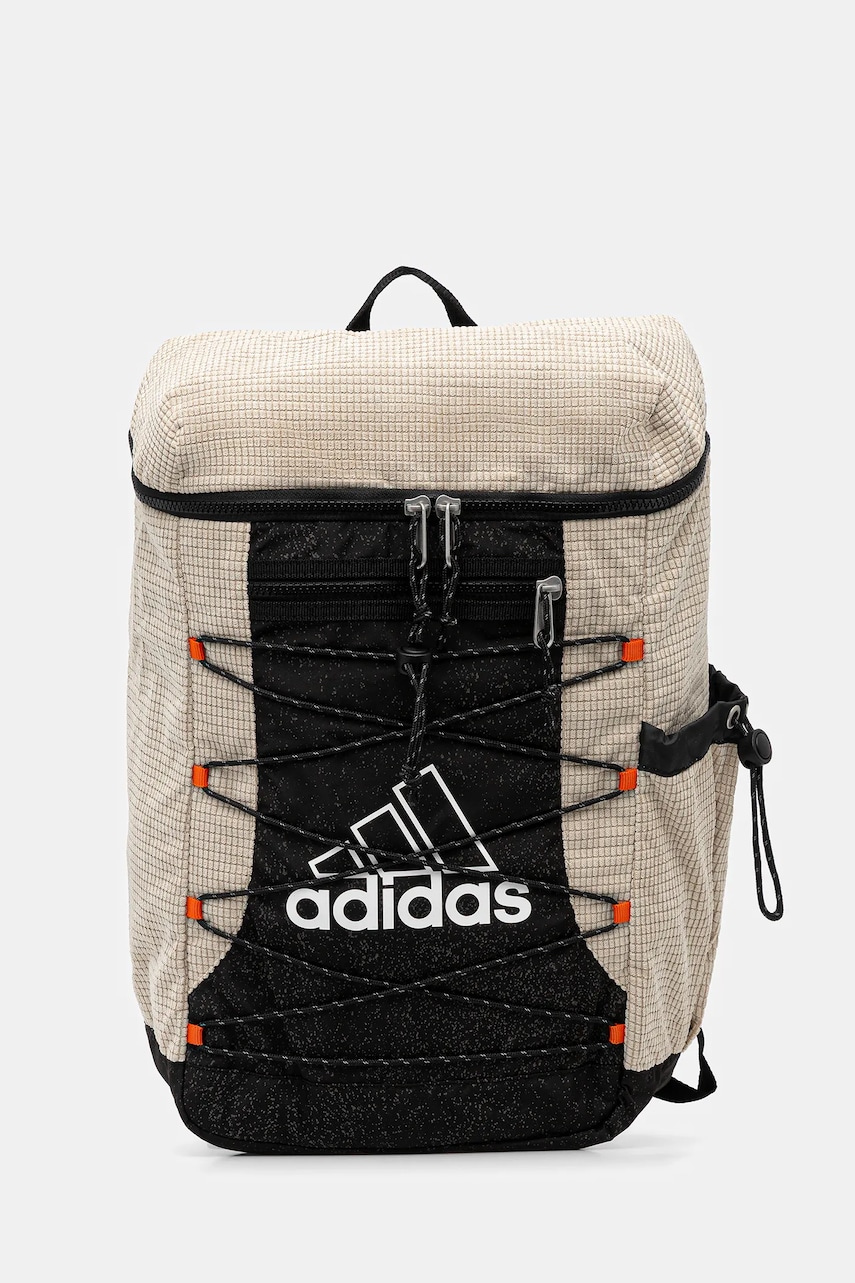 adidas Originals rucsac culoarea bej, mare, cu imprimeu, JY2550