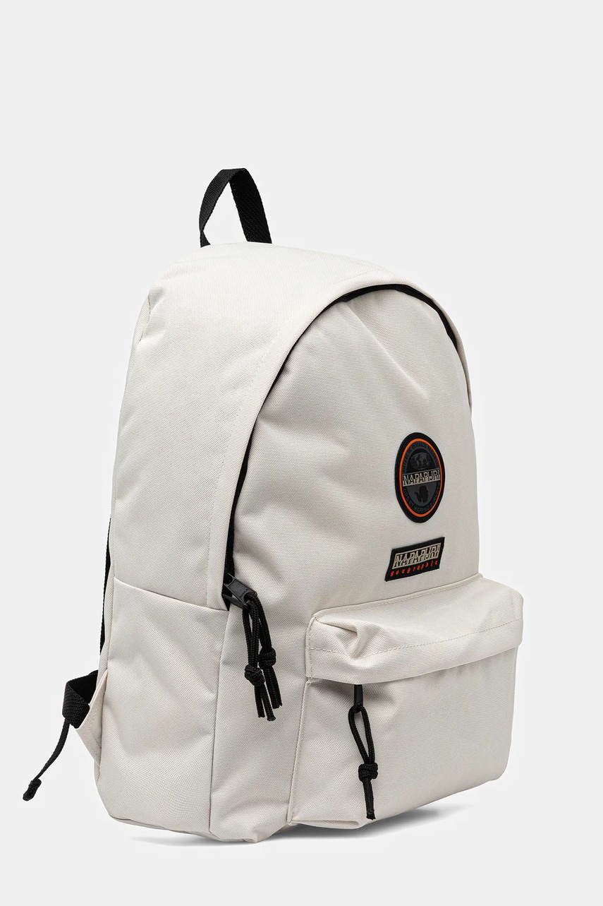 Рюкзак Napapijri Voyage 3 цвет бежевый большой с аппликацией NP0A4GGHN1J1
