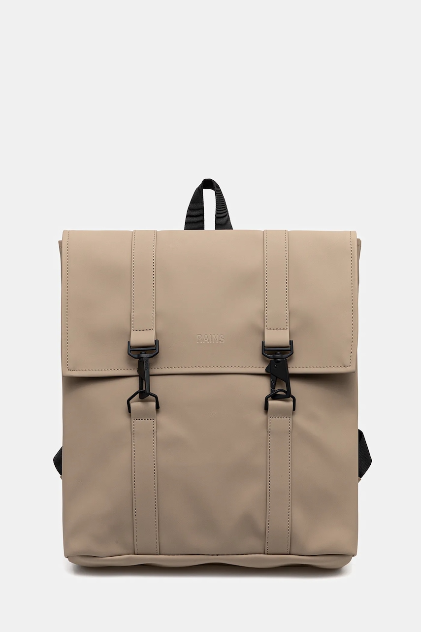 Rains rucsac 13310 MSN Bag Mini culoarea bej, mare, uni, 13310