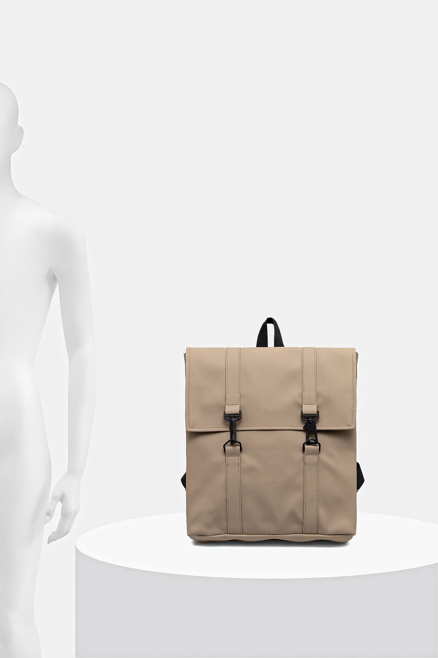 Σακίδιο πλάτης Rains 13310 MSN Bag Mini χρώμα: μπεζ, 13310 φωτογραφία