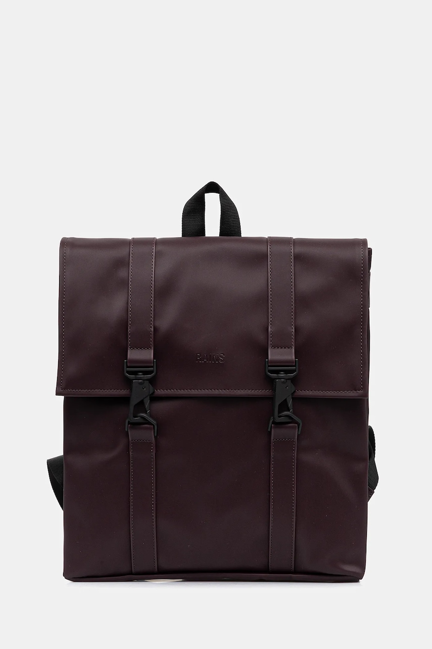 Rains rucsac 13310 MSN Bag Mini culoarea maro, mare, uni, 13310