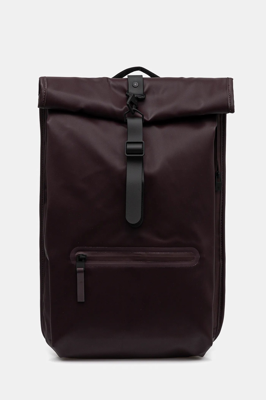 Rains rucsac 13320 Rolltop Rucksack culoarea maro, mare, uni, 13320