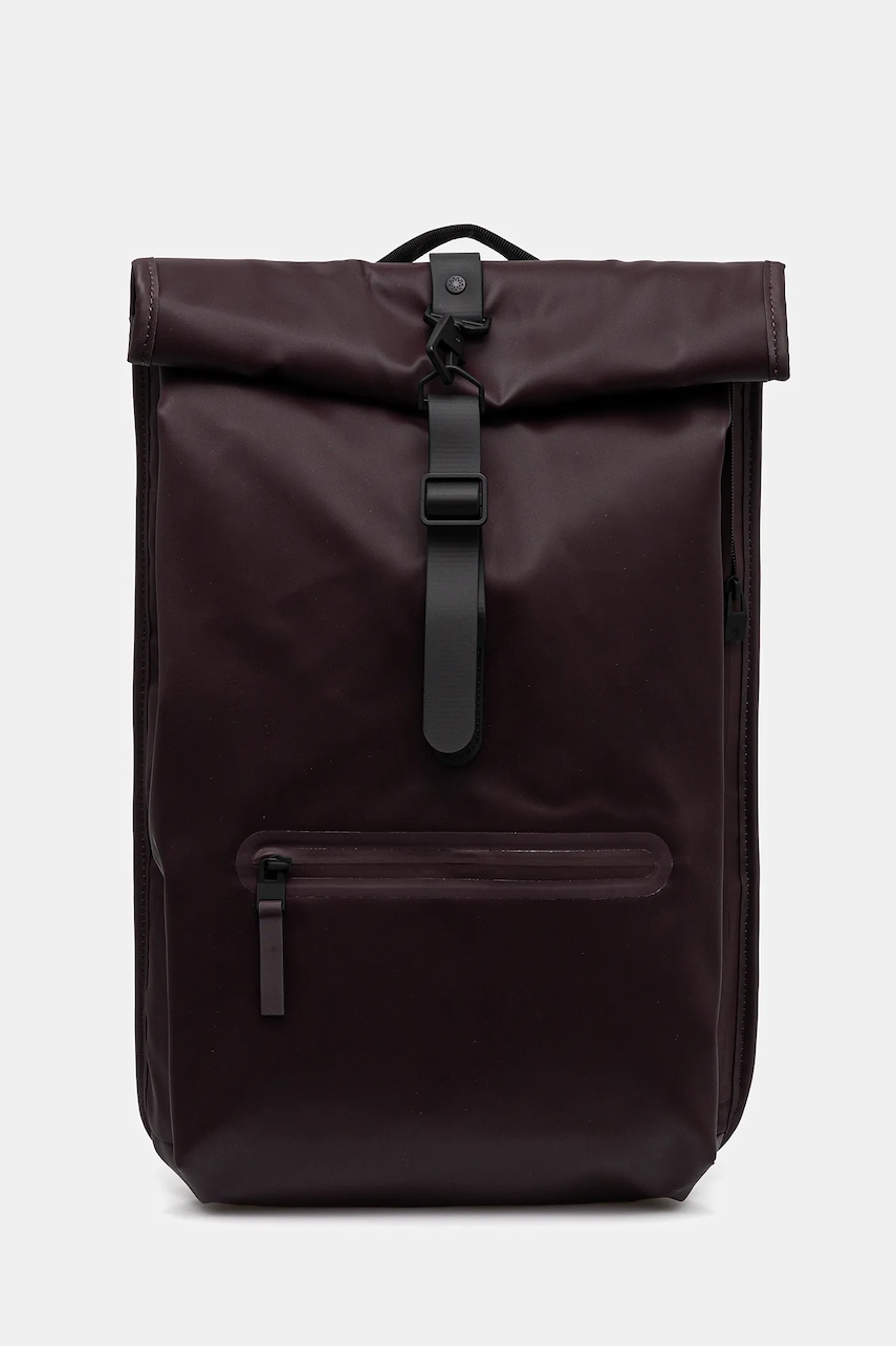 Rains rucsac 13320 Rolltop Rucksack culoarea maro, mare, uni, 13320