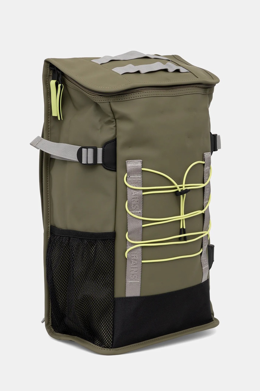 Рюкзак Rains 14340 Trail Mountaineer Bag цвет зелёный большой однотонный 14340