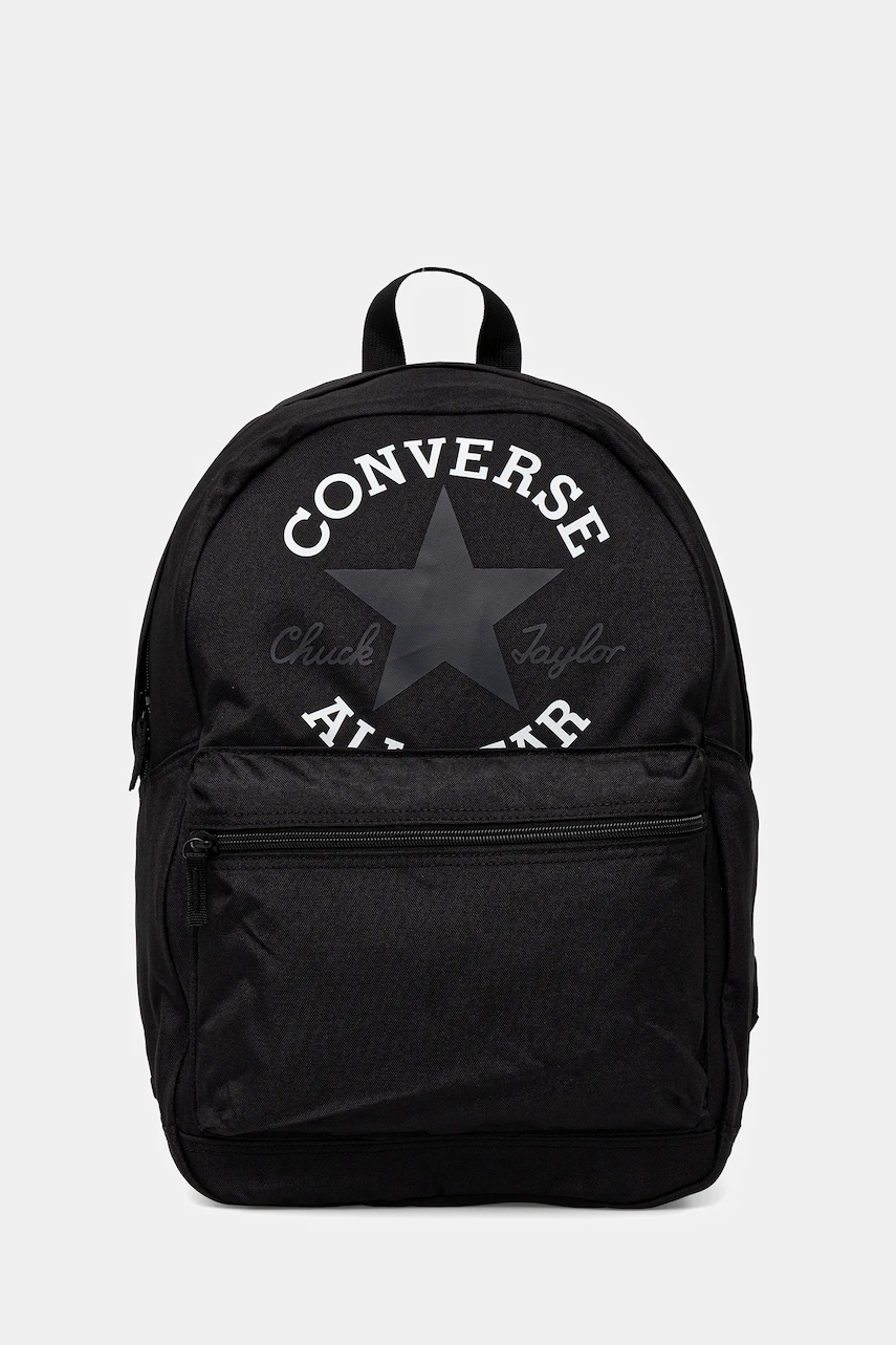 Converse rucsac culoarea negru, mare, cu imprimeu, MA5663