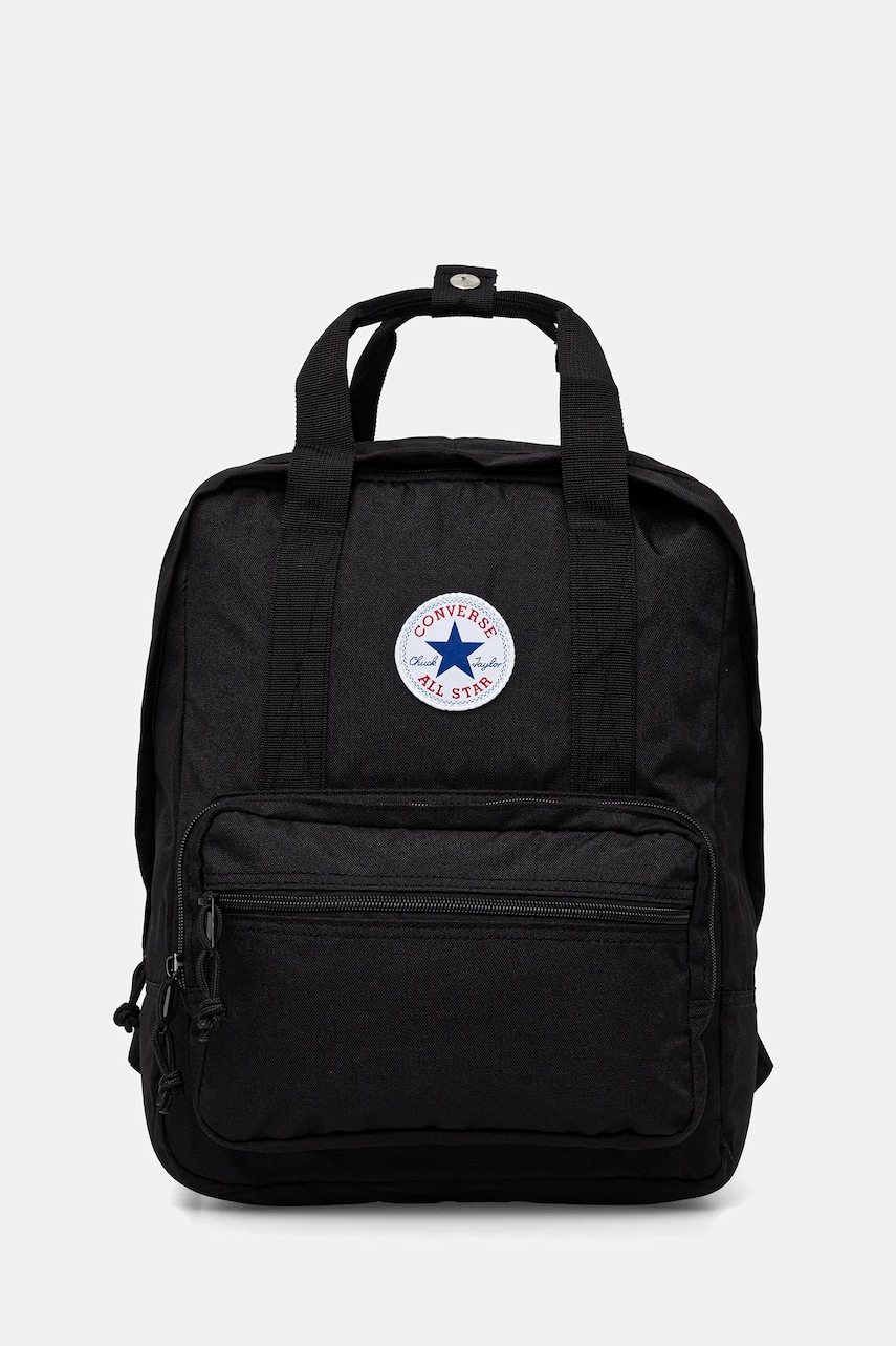 Converse rucsac culoarea negru, mare, neted, MA5679