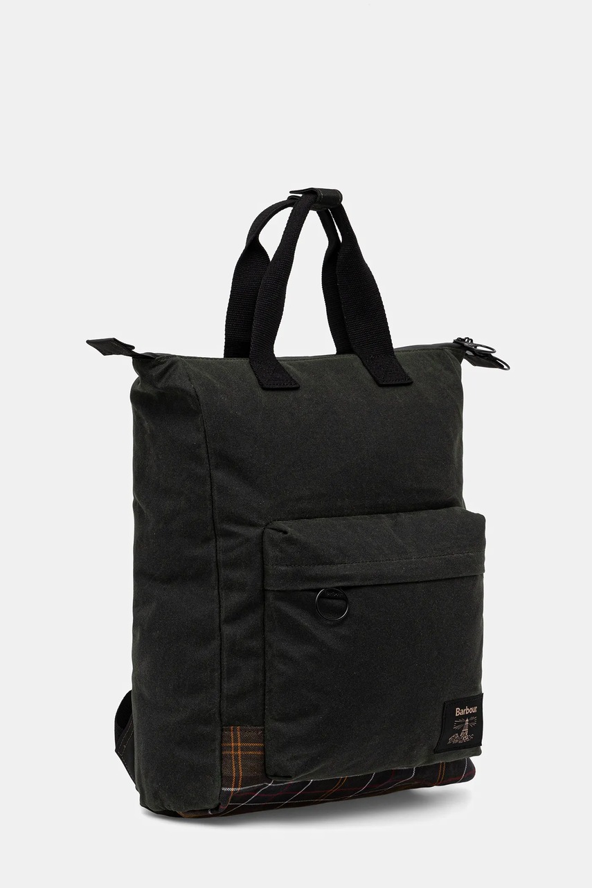 Рюкзак Barbour Field Wax цвет зелёный большой однотонный UBA0714