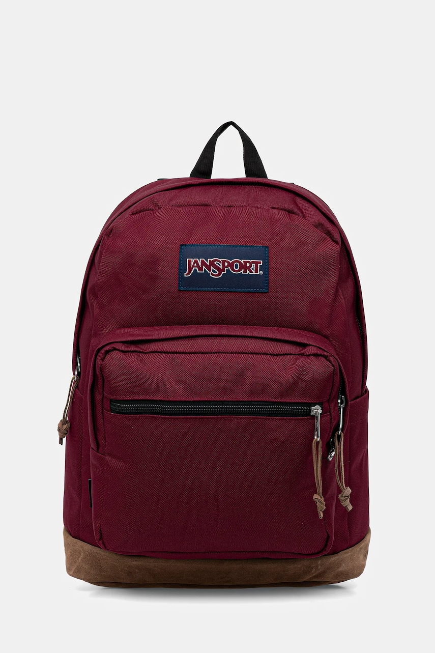 Jansport rucsac culoarea rosu, mare, uni, EK0A5BAPN62