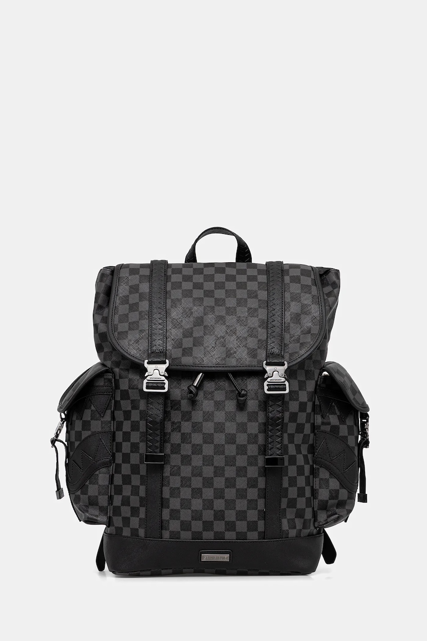 Sprayground rucsac culoarea negru, mic, cu model, 910B8007NSZ