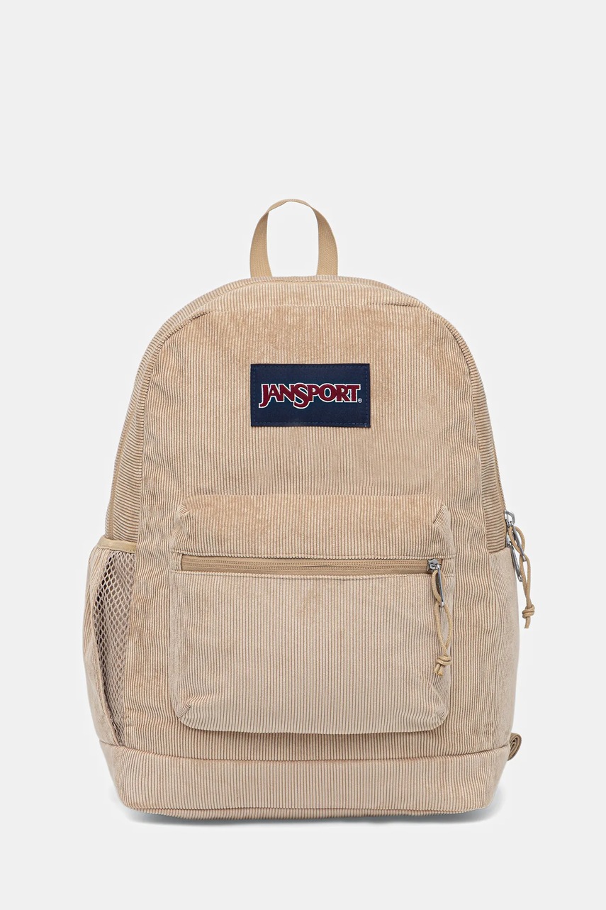 Jansport rucsac culoarea bej, mare, uni, EK0A5BJ61W1