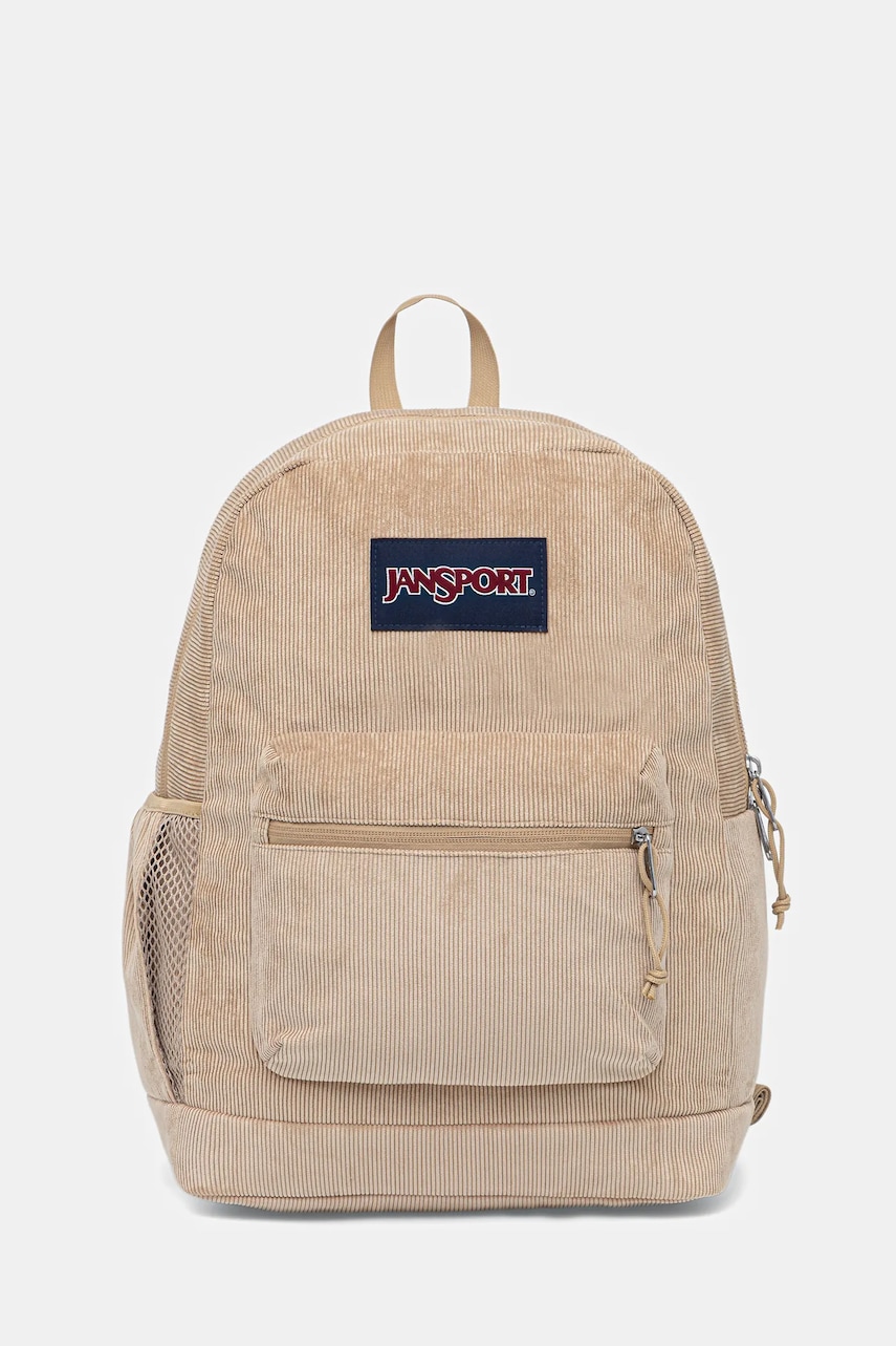 Jansport rucsac culoarea bej, mare, uni, EK0A5BJ61W1