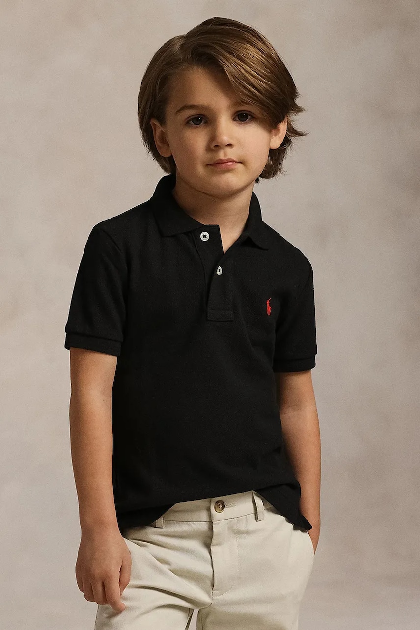 Levně Polo tričko Polo Ralph Lauren černá barva, 322603252001