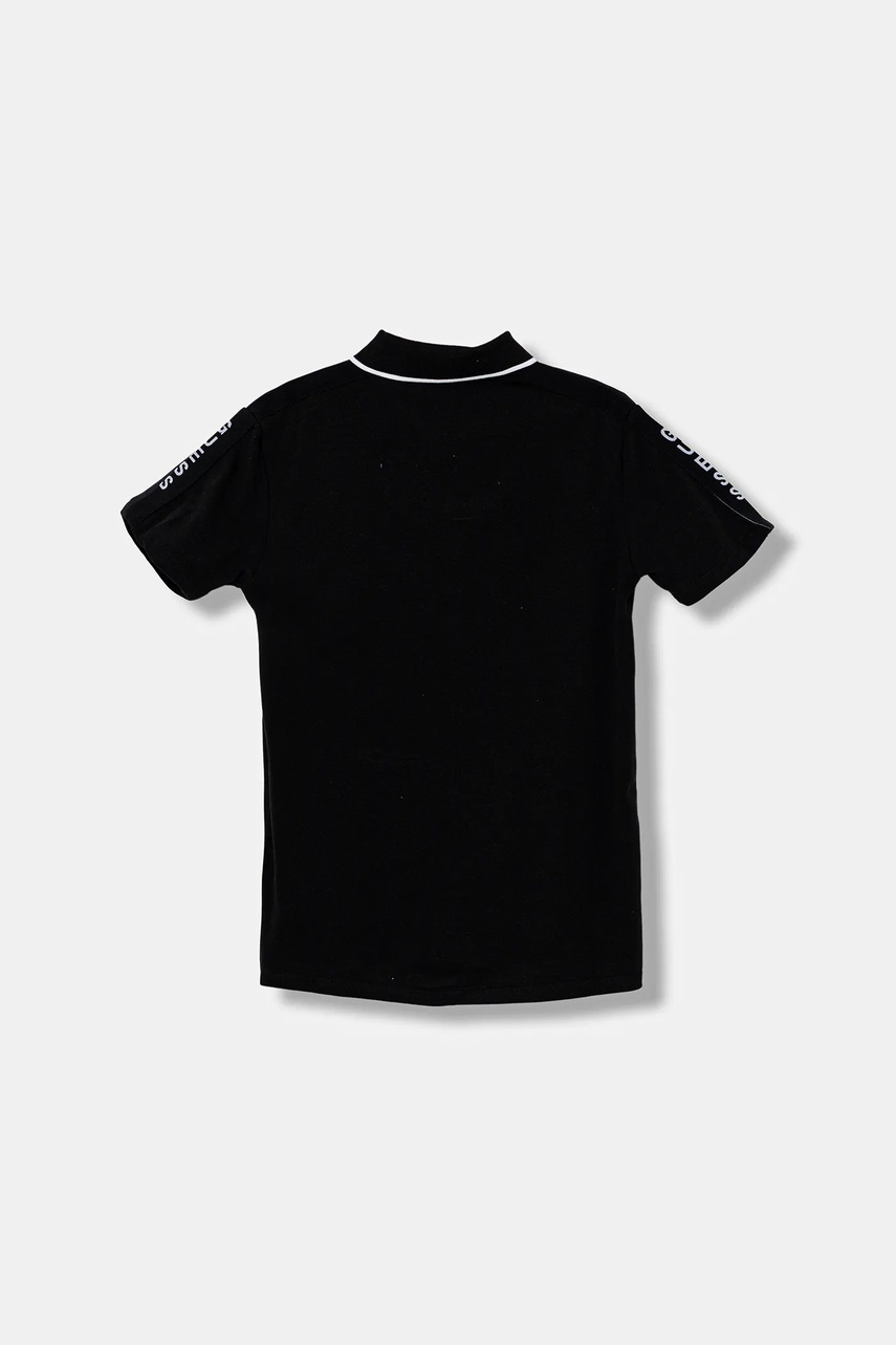 Детское хлопковое поло Guess цвет белый однотонное L4GP03 KAPY0