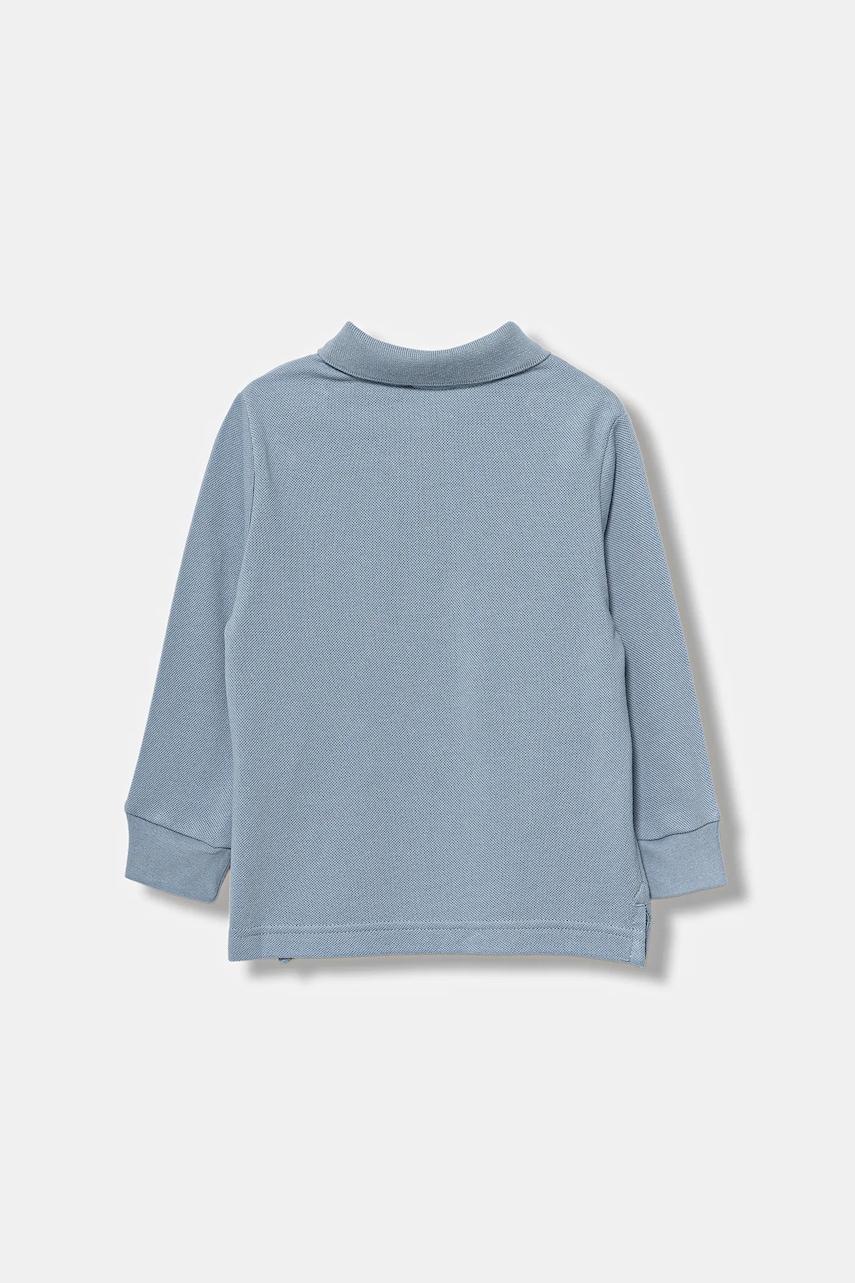 Хлопковый детский лонгслив United Colors of Benetton однотонный 3089G3009 Хлопковый детский лонгслив United Colors of Benetton однотонный 3089G3009