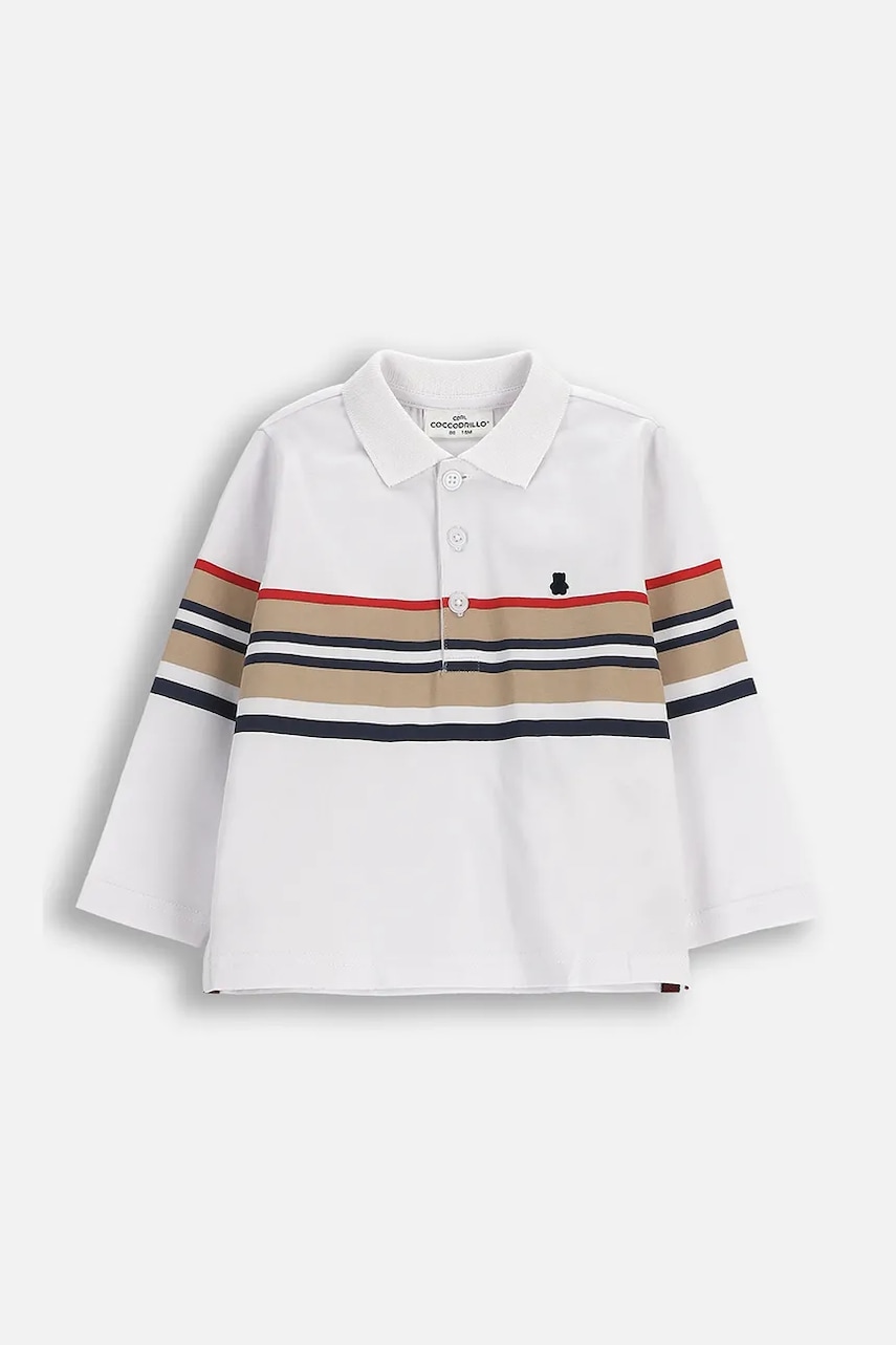 Coccodrillo tricou cu mânecă lungă din bumbac pentru bebeluși