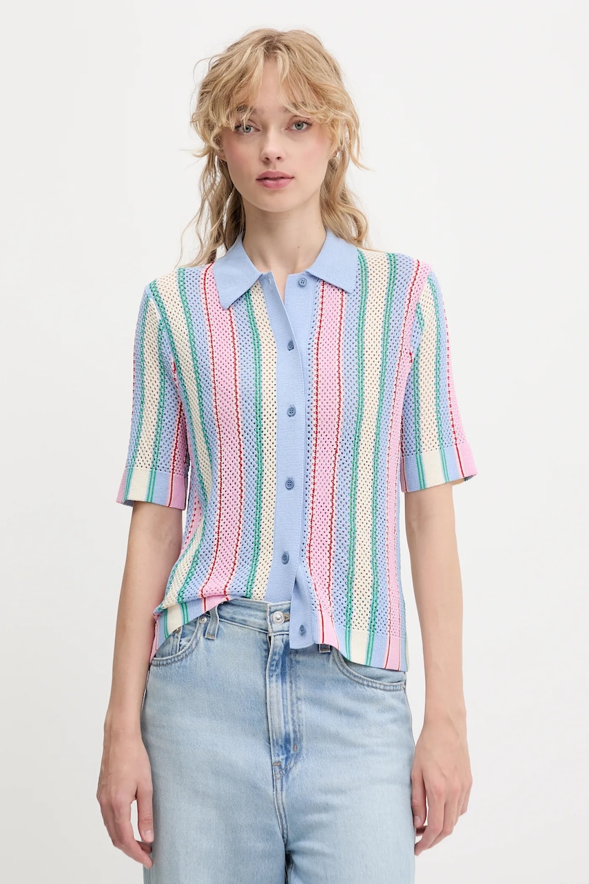 Stine Goya cămașă cu guler clasic, regular, SG-PF25-K038-2100