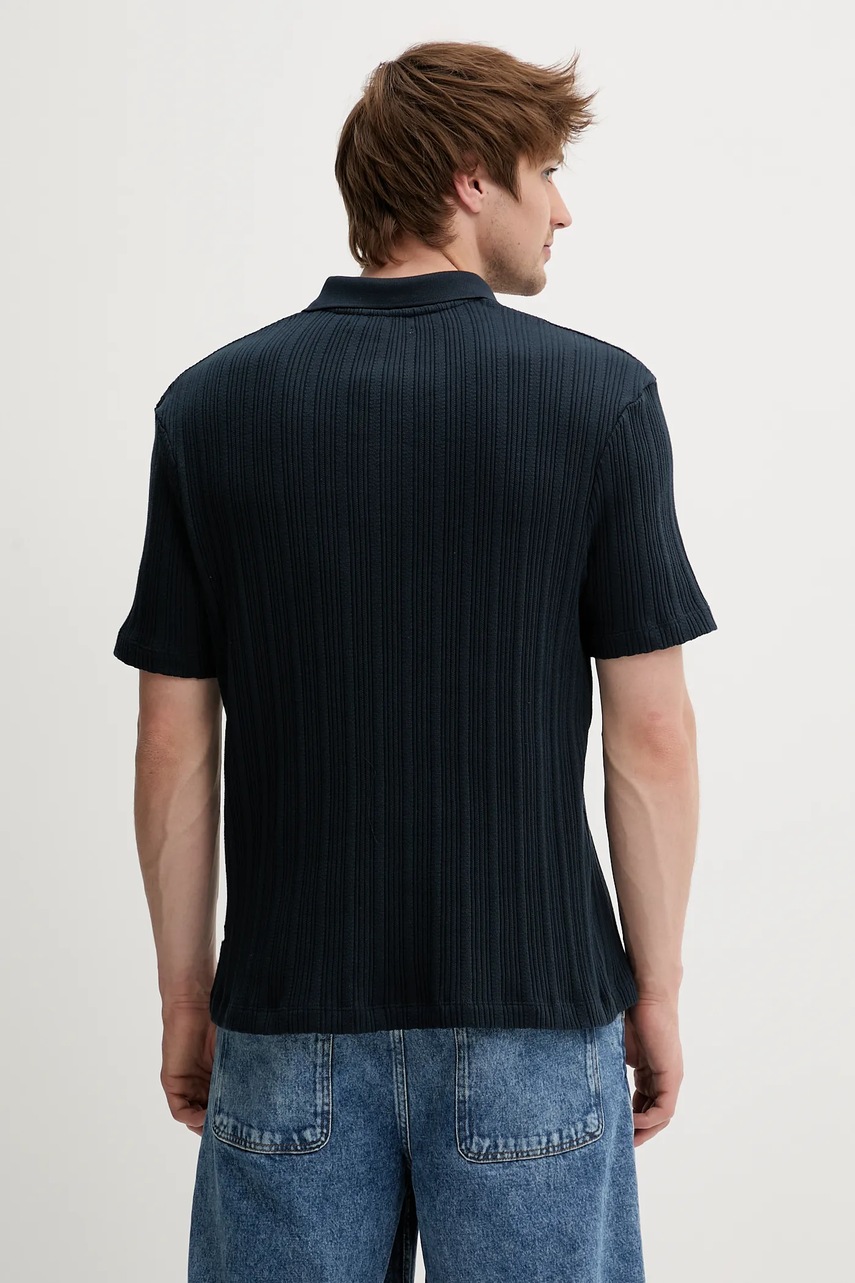 Βαμβακερό μπλουζάκι πόλο Samsoe Samsoe SAKEVIN φωτογραφία