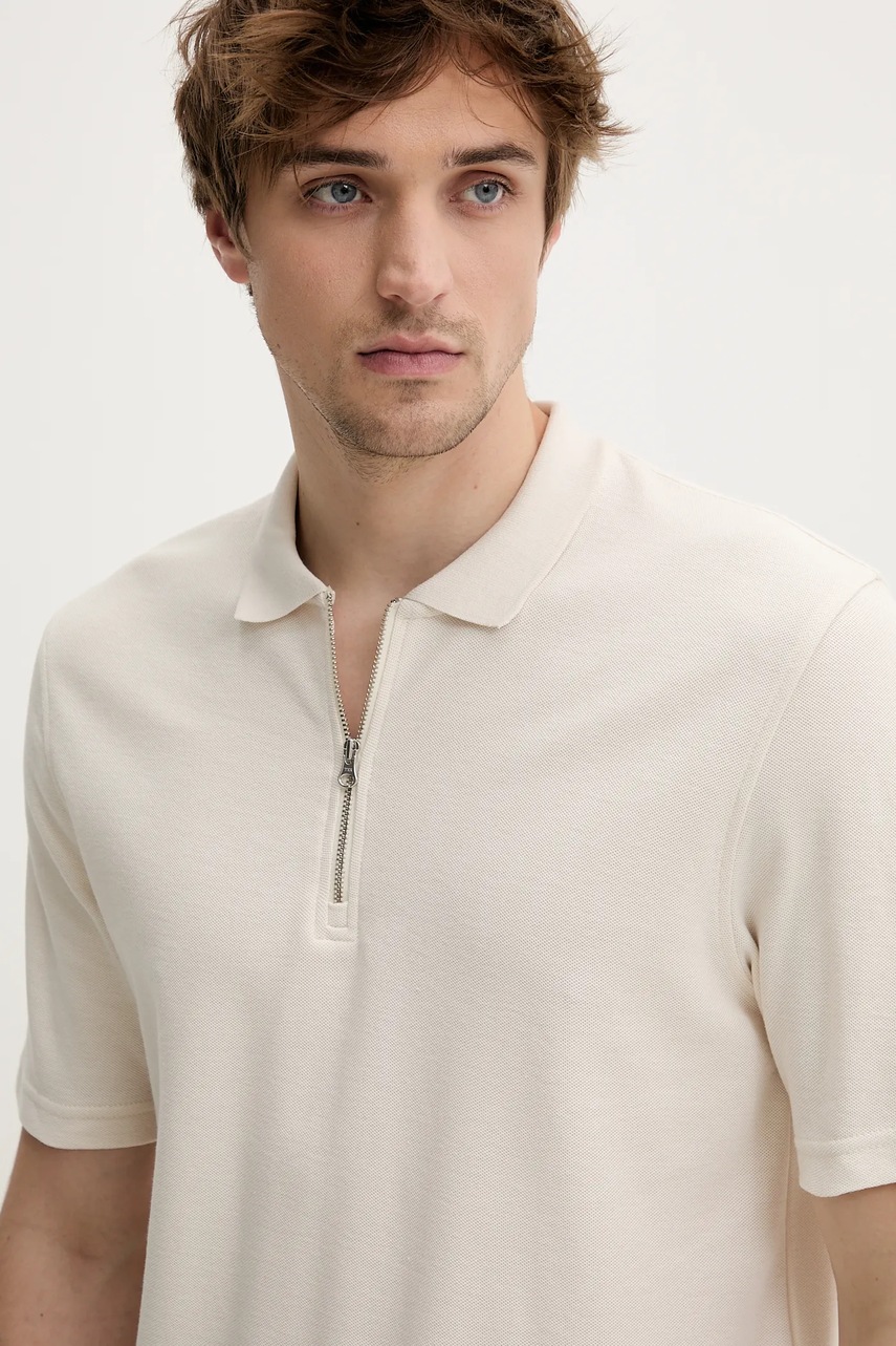 Βαμβακερό μπλουζάκι πόλο Samsoe Samsoe SAMAC φωτογραφία