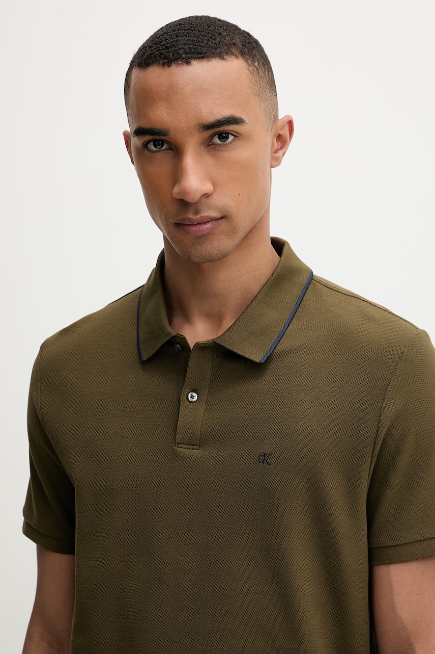 Calvin Klein polo tričko pánske bavlnené