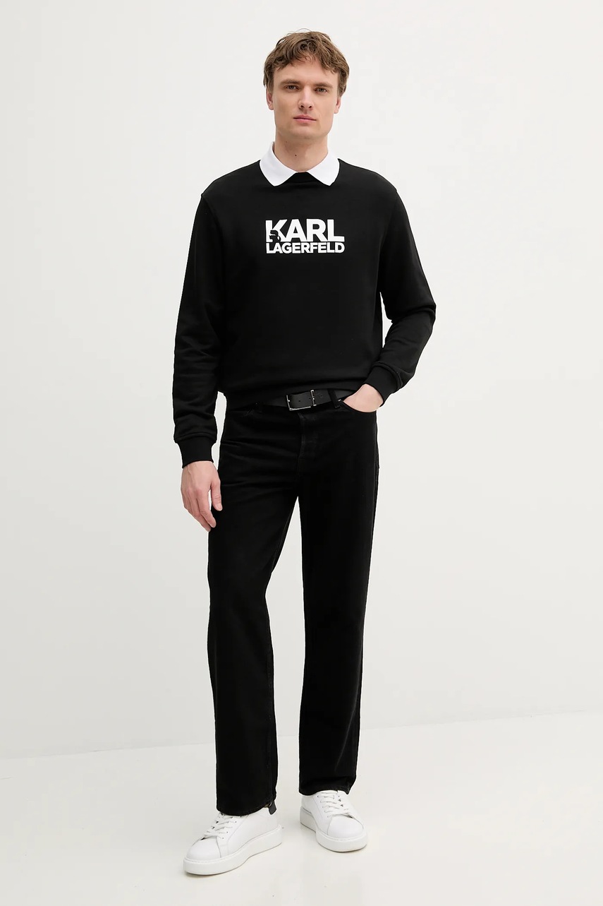 Поло Karl Lagerfeld цвет белый с принтом 553235.745088