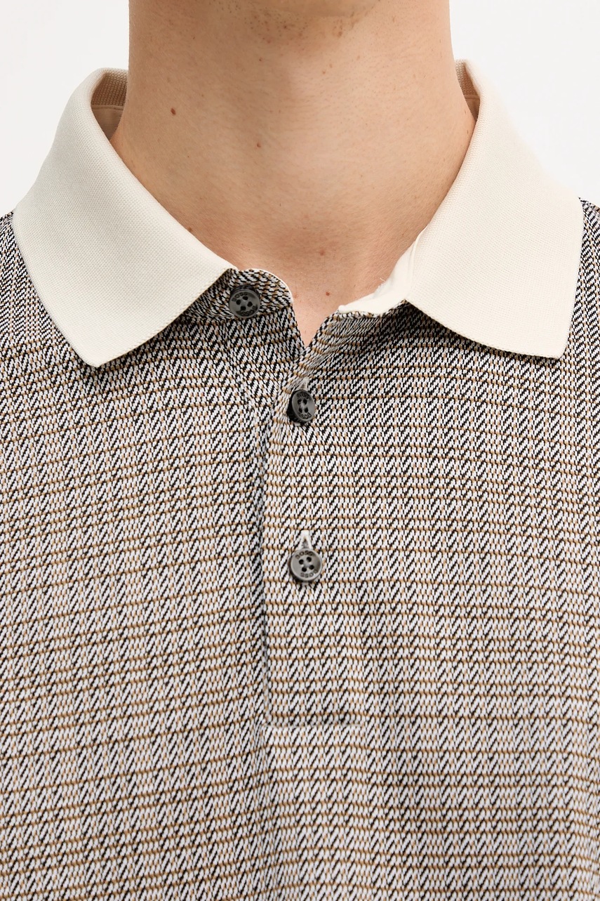 Βαμβακερό μπλουζάκι πόλο BOSS Dalessandra φωτογραφία