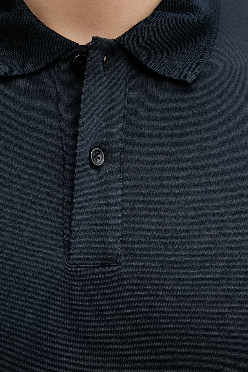 Πόλο BOSS Dalessandra χρώμα: ναυτικό μπλε, 50543387 φωτογραφία