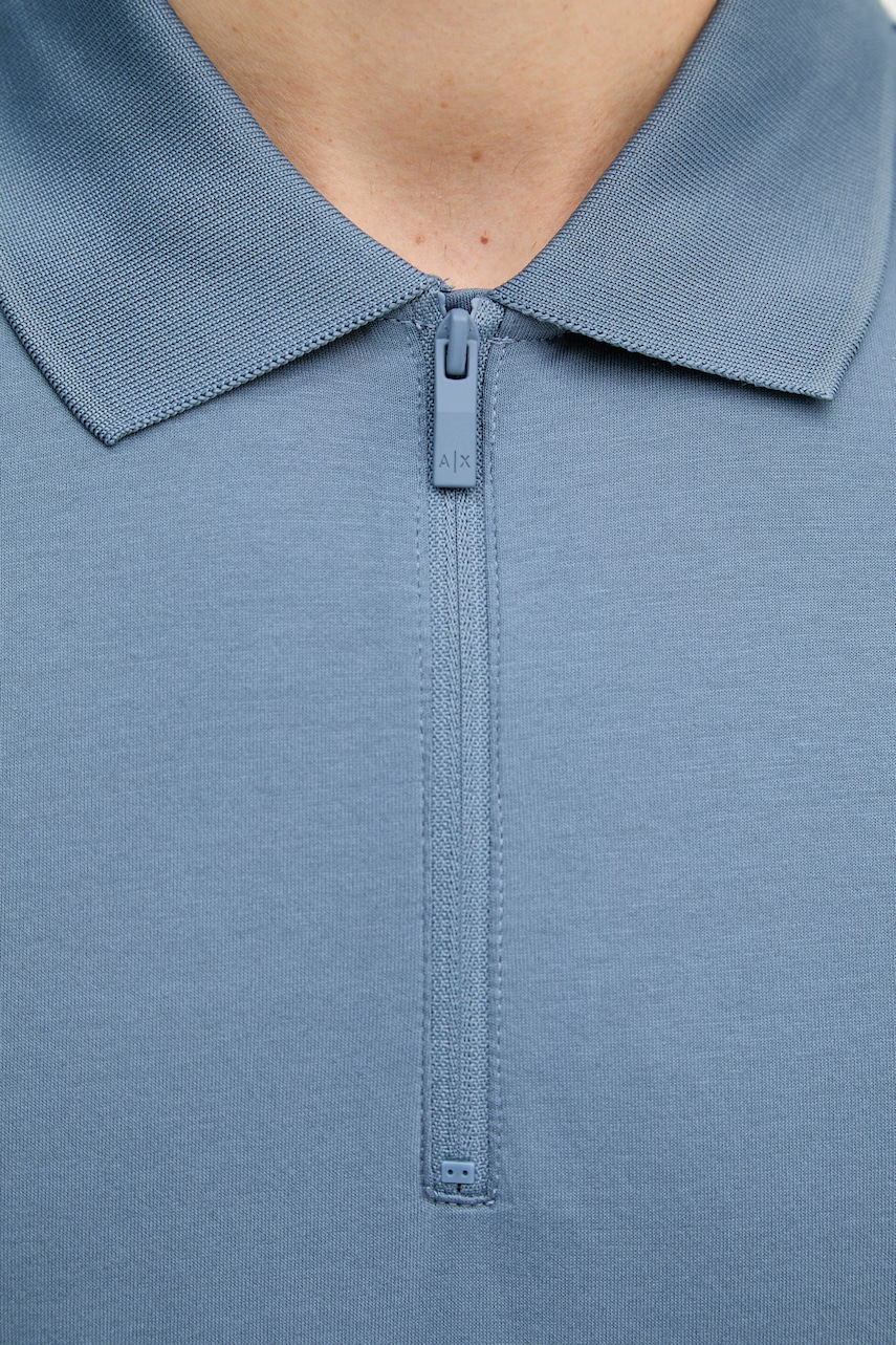 Armani Exchange polo tričko pánske bavlnené