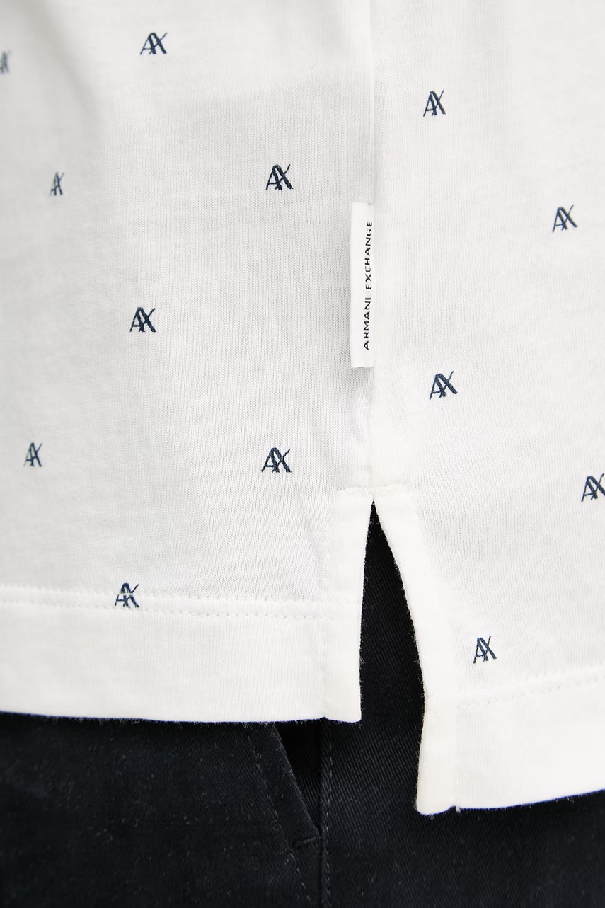 Armani Exchange polo tričko pánske bavlnené