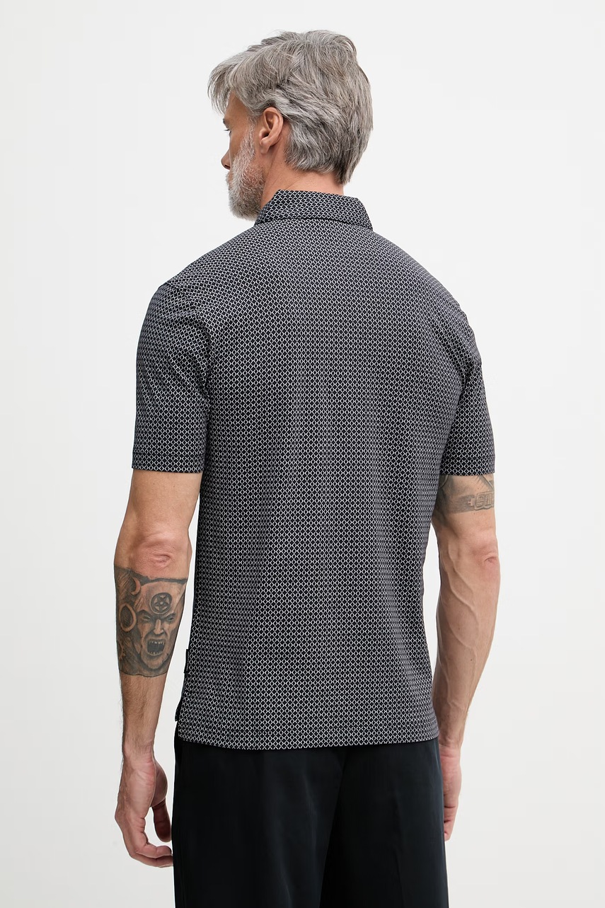 Armani Exchange polo tričko pánske bavlnené