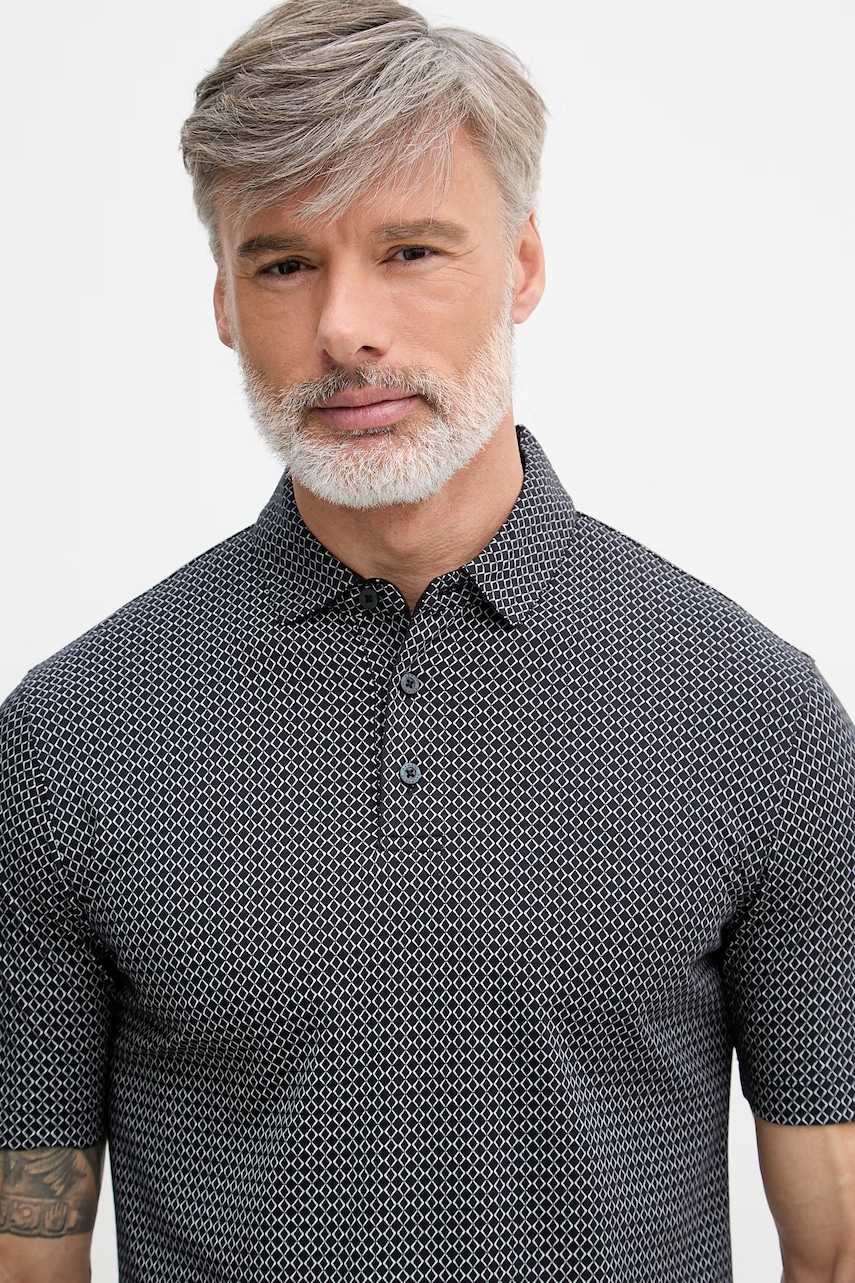 Armani Exchange polo tričko pánske bavlnené