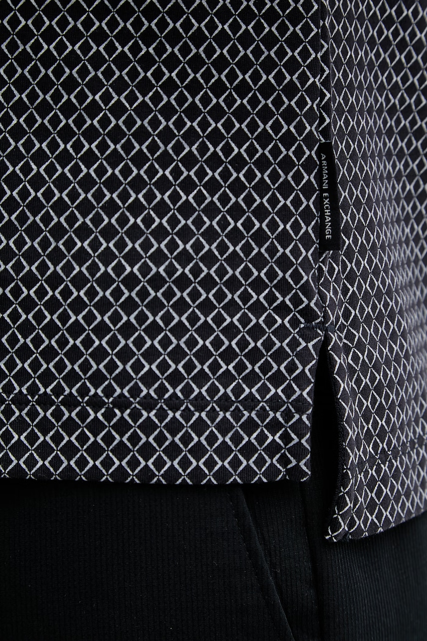 Armani Exchange polo tričko pánske bavlnené
