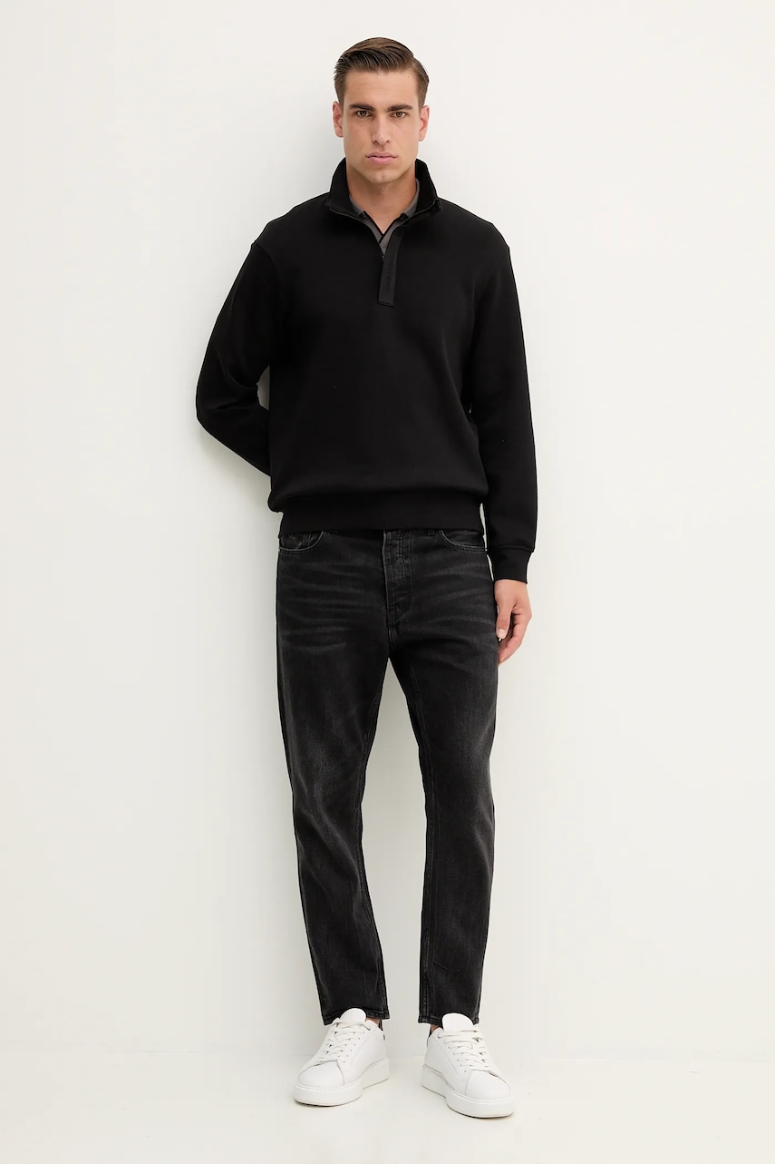 Хлопковое поло Armani Exchange цвет серый с аппликацией XM001364 AF16261 Хлопковое поло Armani Exchange цвет серый с аппликацией XM001364 AF16261