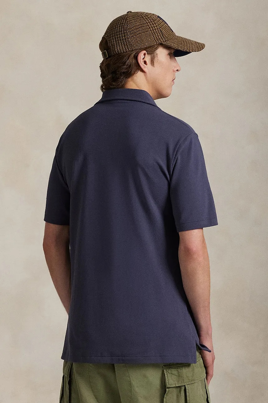 Хлопковое поло Polo Ralph Lauren с аппликацией 710P00083 Хлопковое поло Polo Ralph Lauren с аппликацией 710P00083