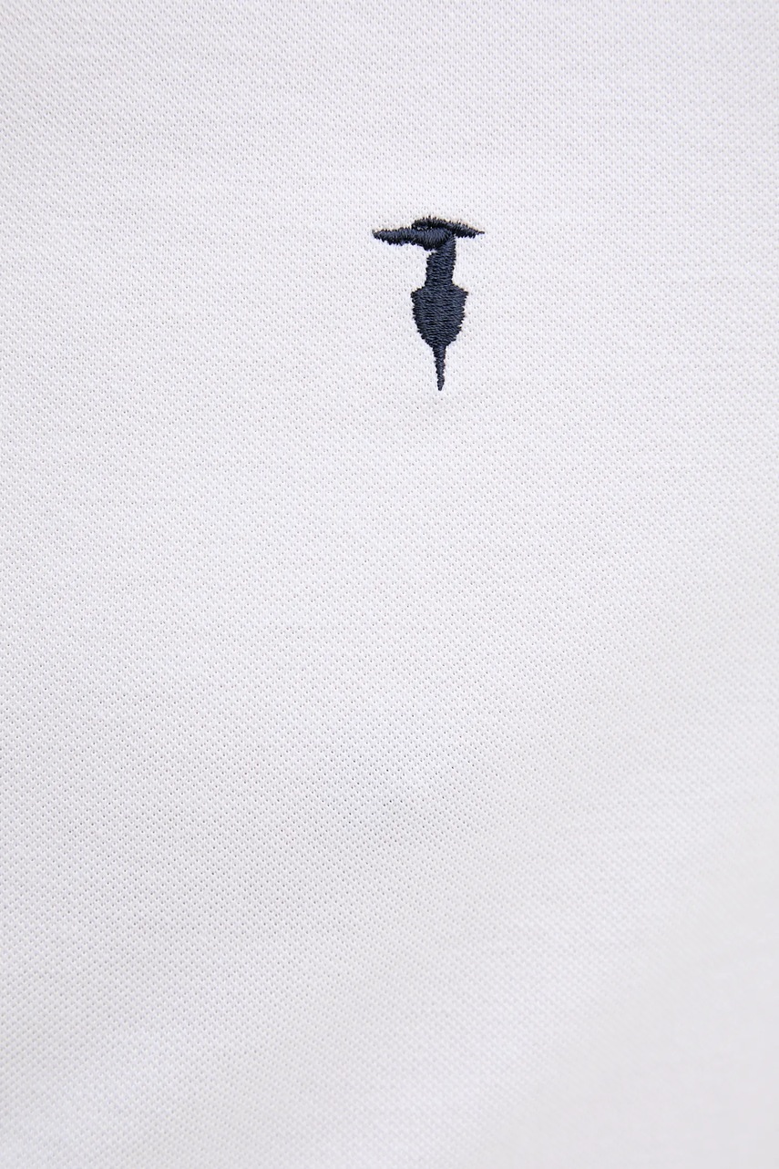 Βαμβακερό μπλουζάκι πόλο Trussardi φωτογραφία