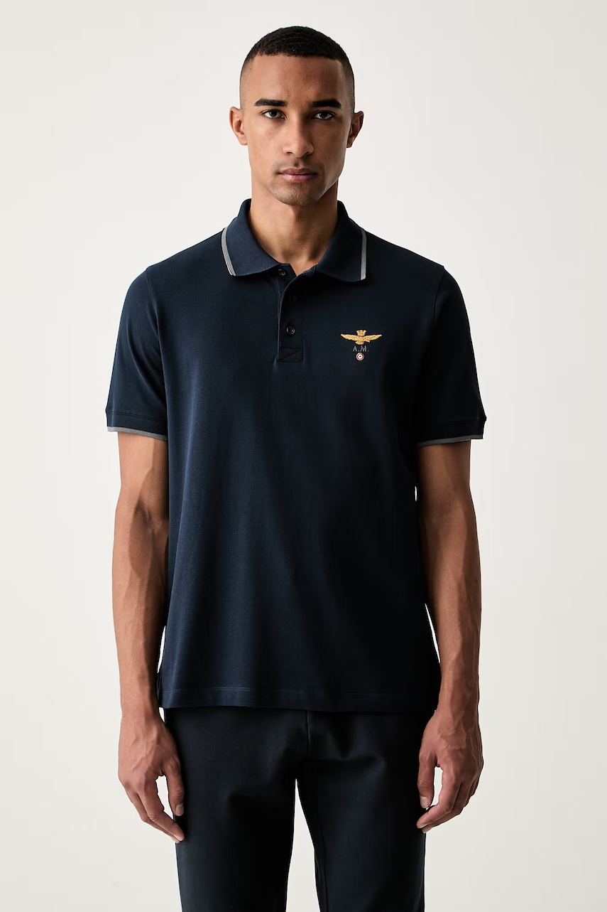 Aeronautica Militare polo tričko pánske bavlnené