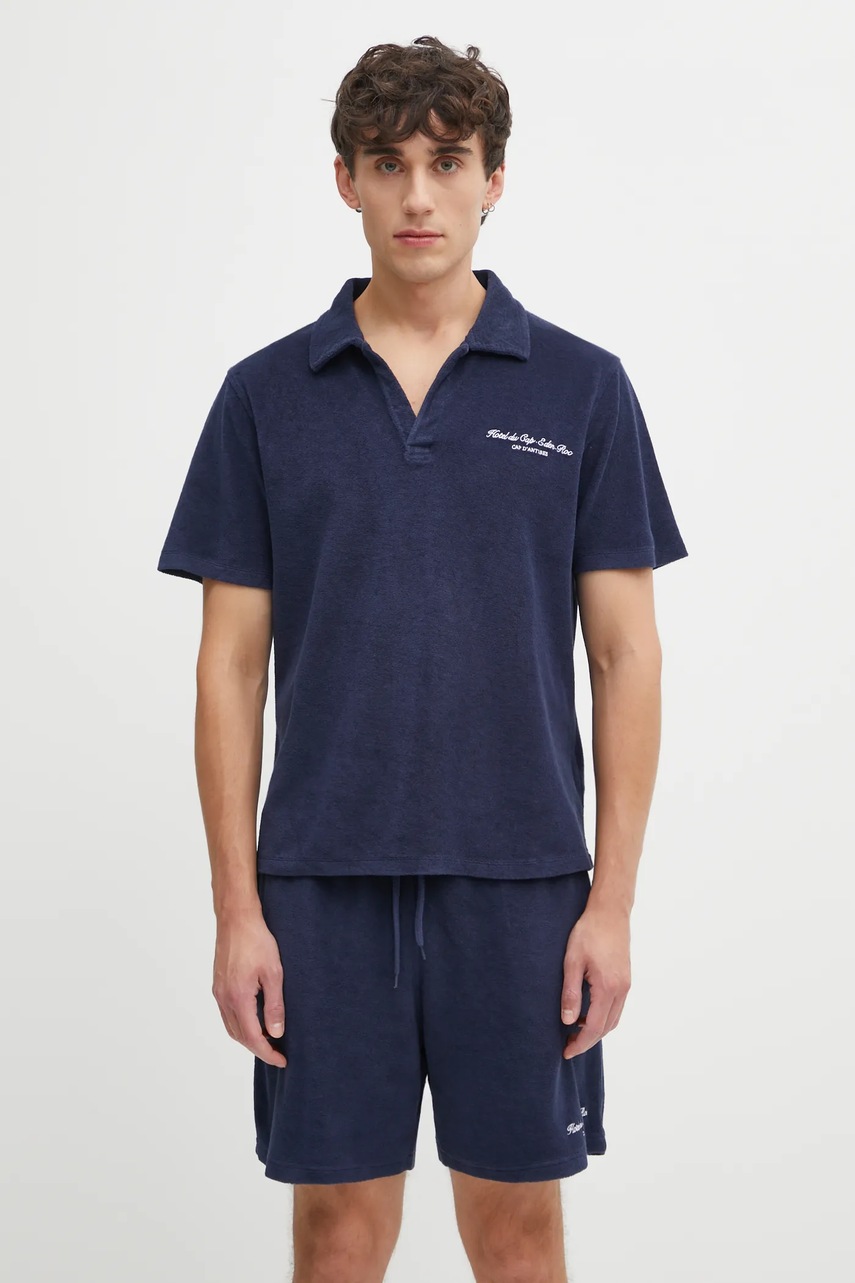 Sporty & Rich polo de bumbac Eden Script Terry