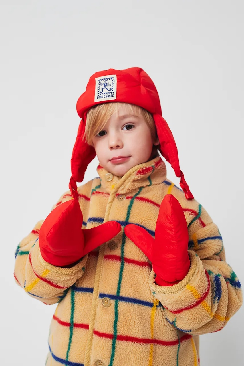 Bobo Choses mănuși copii culoarea roșu, 225AI025